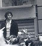 Valerio Verbano ad una manifestazione sul finire degli anni '70 (foto dal web)